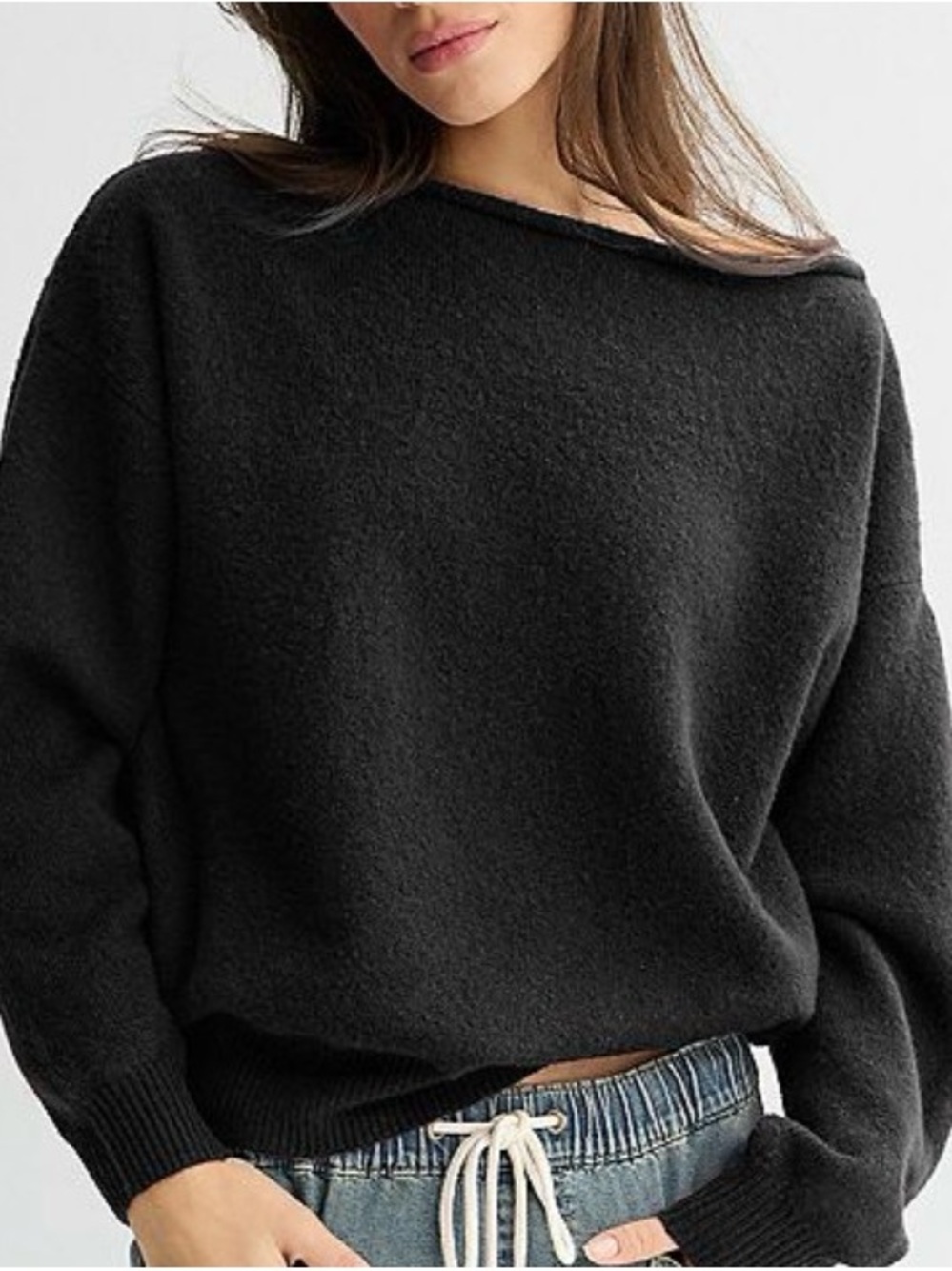 NWT Classic BROWN Boatneck Women's Sweater